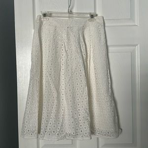 White skirt